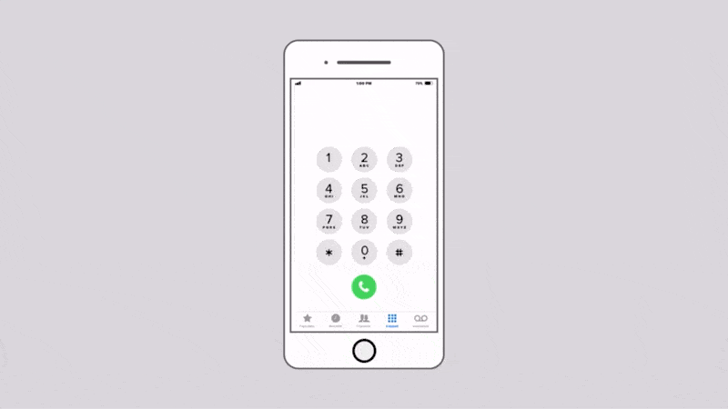 iPhone Field Test Mode - Dial Pad Gif | weBoost