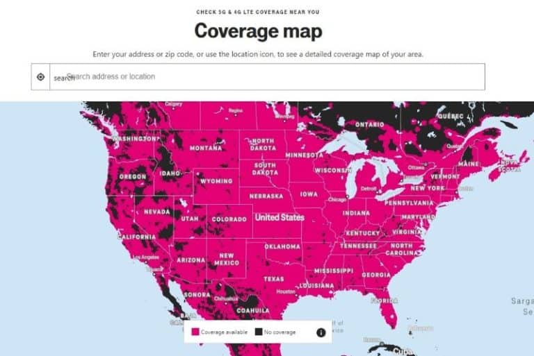 T Mobile Coverage Map 768x513 
