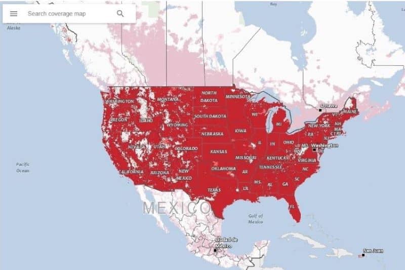 Cell Tower Coverage Map - Atlanta Georgia Map